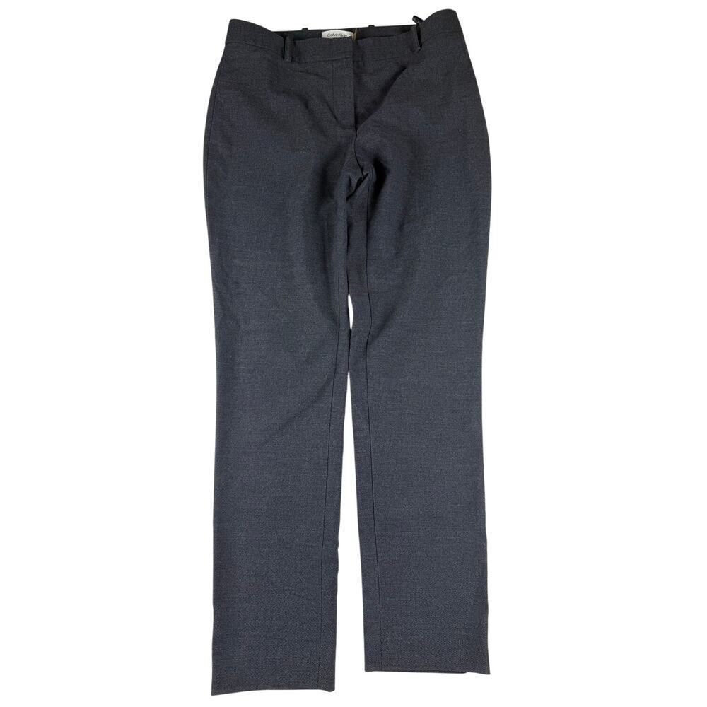 Calvin Klein Women's Slim Fit Gray Pants - Size 2